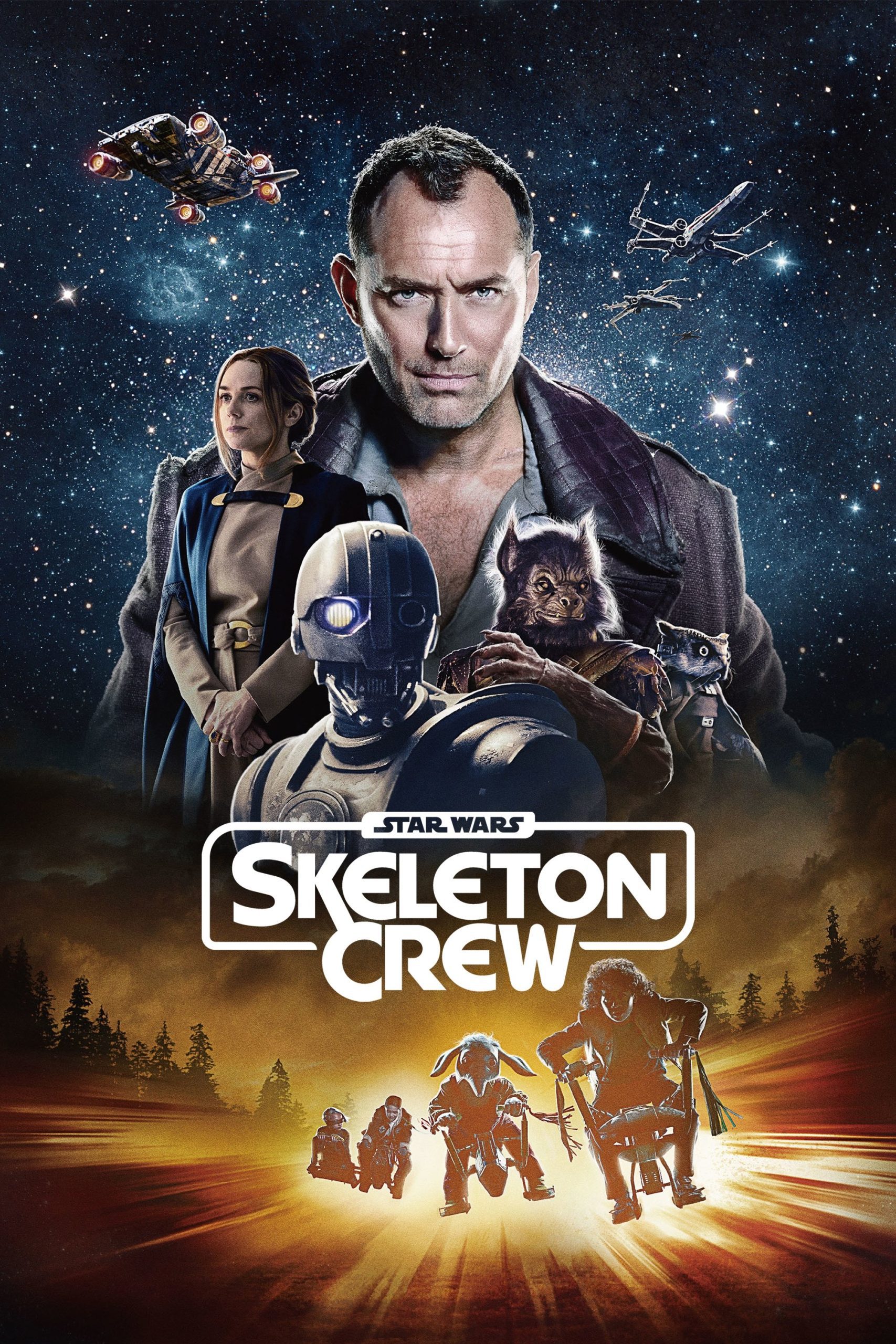 Star Wars: Skeleton Crew (Season 1) WEB-DL [Hindi (ORG 5.1) & English] 1080p 720p & 480p [x264/10Bit-HEVC] | [ALL Episodes] | DisneyPlus Series