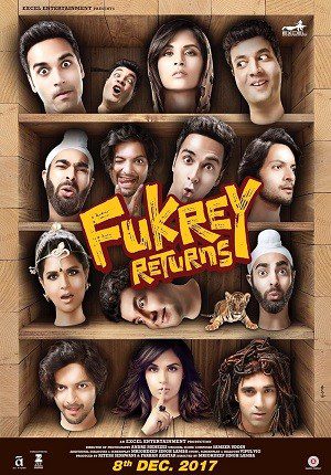 Fukrey Returns (2017) HDRip [Hindi DD 5.1] 1080p 720p & 480p [x264] | Full Movie